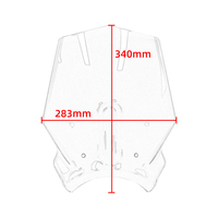 Pare-brise avant pour moto HONDA CB650R CB 650R 2024-2026, déflecteur de vent, protection avec support