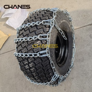 Mini Skid Steer Loader Construction Machines Pièces 18x8.5-8NHS Herbe Pneu Gazon Pneus Jante Antidérapant Chaîne <span class=keywords><strong>Roue</strong></span> Modèle pour Gazon - Product Image 2