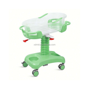 Newborn Care Hospital Furniture Bassinet <strong>Bed</strong> and Baby Transfer <strong>Cart</strong> <strong>Plastic</strong> Baby Cot for Hospital Use - Product Image 3