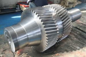 Eje de Engranaje de Acero Forjado de Gran Tamaño, Doble Helicoidal y Espiga, para Piezas de Transmisión - Product Image 5