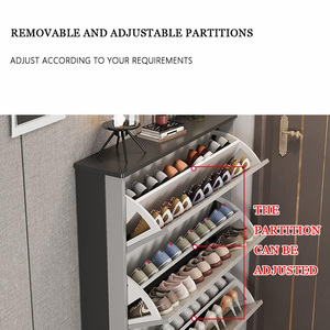 Estraibile tipo armadio per scarpe <span class=keywords><strong>da</strong></span> <span class=keywords><strong>esterno</strong></span> di lusso scarpiera armadio con porta per la conservazione a casa - Product Image 6