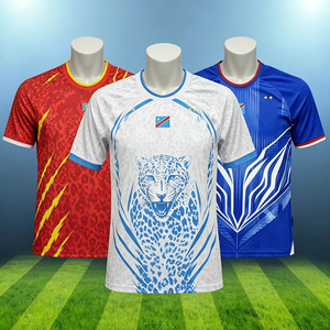 Vente en gros – Nouveaux maillots de football du Congo 2026 à manches courtes et kits d'équipe de football personnalisés haut de gamme - Product Image 1