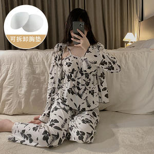 Camicia da notte in Cashmere con fiocco invernale con cinturino elastico in vita xxxxl - Product Image 3