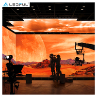 Écran LED incurvé pour studio de réalité virtuelle XR VR TV, P2.6 P3.91 P4.81, 3840Hz 7680Hz, mur vidéo LED pour production virtuelle