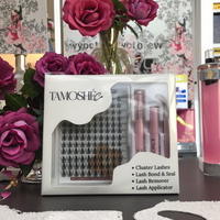 Extensions de cils à éventail facile, marque privée, en soie PBT coréenne, effet faux vison, à floraison rapide