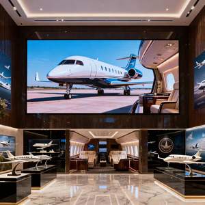 Écran LED mural vidéo de 431 pouces pour salle de réception de luxe personnalisée <span class=keywords><strong>en</strong></span> avion privé, test professionnel, apprentissage, magasin spécialisé - Product Image 2