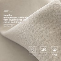 Rideau occultant double face personnalisable, perforé, écologique, sans formaldéhyde, de luxe léger, moderne, toutes saisons