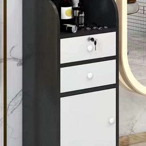 Chariot de salon Kelly, dernier design, en or, chariot de beauté amovible, chariot de rangement pour maquillage - Product Image 4