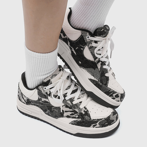 Zapatos de diseñador personalizados zapatillas de lona con cordones zapatos de skate informales con forro de malla retro Colorblock logotipo personalizado - Product Image 4