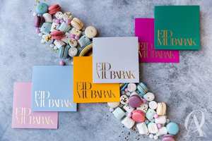 Luxe <span class=keywords><strong>Eid</strong></span> Mubarak Kaart Voor <span class=keywords><strong>Eid</strong></span> Geschenken En <span class=keywords><strong>Eid</strong></span> Hampers Moslim Islamitische Wenskaarten Met Goud Folie Dank U Kaart Aankoop - Product Image 2