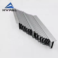 Glissières de tiroir d'armoire de cuisine HVPAL Rail télescopique de charge robuste de 50kg pour table à manger pliable et coulissante