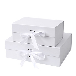 Scatola regalo magnetica pieghevole <span class=keywords><strong>nera</strong></span> e blu per matrimoni regali per bambini impermeabile con laminazione opaca scatola regalo di carta personalizzabile - Product Image 5