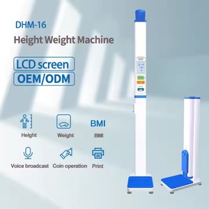 Báscula de Salud Veidt con Monedas para Medir Altura y Peso Corporal, Máquina de IMC para Farmacia, Dispositivo Médico de Grasa Corporal DHM-16 Co - Product Image 4