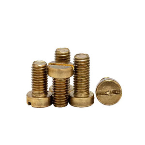 Vis de machine à tête fraisée fendue en laiton ASME B18.6.3, haute qualité, prix usine, vente chaude - Product Image 3