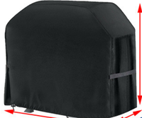 Housse de barbecue avec motif flamme, plusieurs tailles, tapis de sol pour barbecue, ignifuge, résistant à la chaleur, tapis anti-éclaboussures pour barbecue, protège la terrasse et le patio