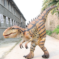 Costume de dinosaure animatronique taille adulte, portable, en silicone et acier, pour les défilés des parcs d'attractions - Personnalisable par Soul Dinosaur