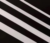 Bande élastique tricotée noire et blanche en promotion, 40 m par rouleau, pour accessoires vestimentaires, ceintures, sacs et textiles de maison