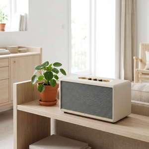 Enceinte sans fil rétro <span class=keywords><strong>Stanmore</strong></span> III ACTON III WOBURN III, système audio Hi-Fi pour la maison avec texture en cuir premium - Product Image 1