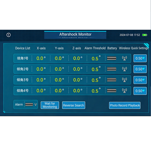 Dispositif intelligent de surveillance de l'inclinaison des bâtiments D04 pour les pompiers et les équipes de sauvetage avec sonde MEMS haute sensibilité - Product Image 2