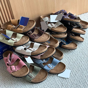 Sandales classiques <span class=keywords><strong>Birkenstock</strong></span> pour hommes et femmes, mocassins à bout carré avec détails brodés, <span class=keywords><strong>hiver</strong></span> - Product Image 2