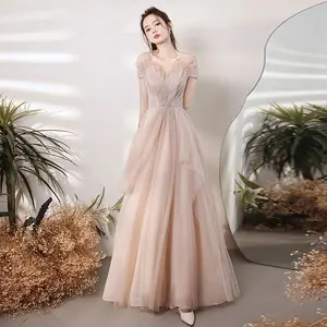 2022 рождественское свадебное платье для невесты Элегантные повседневные женские вечерние платья макси с открытой спиной для выпускного вечера