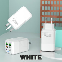 Cargador Rápido Transfronterizo de 150W con 6 Puertos QC3.0, 5V/3A, Europeo, Americano, Británico, para Laptop, Teléfono Móvil, Auriculares, Cámara, 3USB+3PD