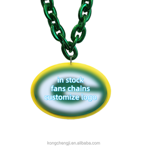 Collar de cadena grande con logotipo de 32 equipos deportivos de EE. UU. para aficionados, estilo hip hop, collares de espuma <span class=keywords><strong>EVA</strong></span> 3D, joyería de moda NFC Dallas Cowboys - Product Image 5