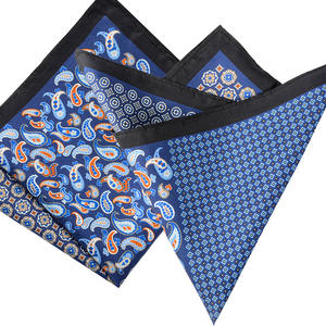 Ventas directas de fábrica Pañuelo personalizado rentable Multicolor Opcional 100% Seda Impresión digital Pañuelo de bolsillo - Product Image 3