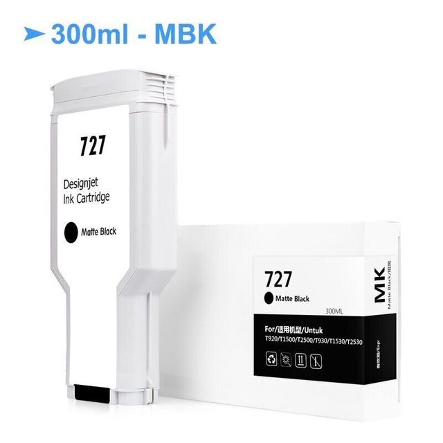 For HP 727 Compatible Ink Cartridge For HP DesignJet T920 T930 T1500 T1530 T2500 T2530 Printer (6 color available)