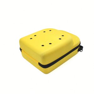 Étui de protection en EVA jaune vif pour petits appareils électroniques, boîte de rangement rigide antichoc avec logo personnalisé et insert en mousse - Product Image 2
