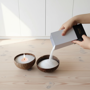 Cera di Sabbia Perlata per Candele con Logo Personalizzato, Cera Vegetale per Candele in Sabbia per Decorazioni Matrimoniali - Product Image 1