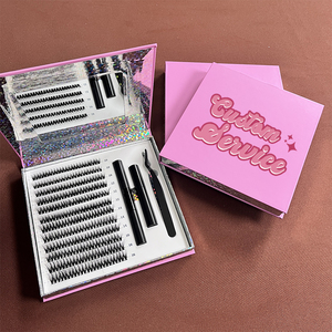 Extensiones <span class=keywords><strong>de</strong></span> <span class=keywords><strong>Pestañas</strong></span> Individuales al Por Mayor Look <span class=keywords><strong>Natural</strong></span> DIY Extensiones <span class=keywords><strong>de</strong></span> <span class=keywords><strong>Pestañas</strong></span> en Racimo <span class=keywords><strong>Pestañas</strong></span> en Racimo - Product Image 1