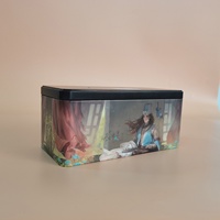 Cajas de Metal Rectangulares de Diseño Único Hechas en China, Caja de Metal para Dulces, Chocolates y Galletas con Tapa, Impresión Personalizada y Logotipo Personalizado
