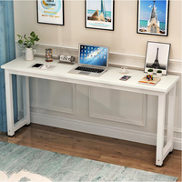 Bureau d'étude moderne, haute qualité, minimaliste, Table rectangulaire, mur, longue