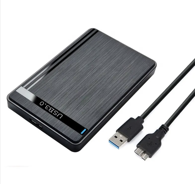 12mm Thickness Plastic 2.5 Inch External Hdd Enclosure Usb 3.0 Sata Hard Drive
