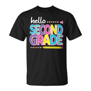 Camiseta para Niñas 2024, Artículos Promocionales para el Primer Día de Clases de Segundo Grado - Product Image 1