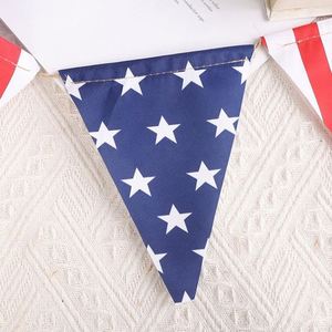 Banderas Promocionales Personalizadas con la Bandera Estadounidense, Banderas de Poliéster con Doble Costura, Asta de Aluminio, para Exteriores, Día de la Independencia - Product Image 4