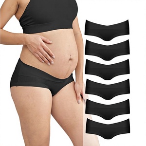 Culottes de grossesse Intimate Portal |   <span class=keywords><strong>Nid</strong></span> douillet post-partum |   Coton pour femmes, motif uni - Product Image 1