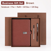 Coffret Cadeau d'Entreprise Personnalisé avec Stylo de Luxe, Recharges, Boîte de Présentation et Sac, Logo Personnalisé