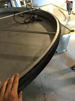 Joint gonflable en caoutchouc/silicone pour l'étanchéité industrielle des barils alimentaires et de vin, service de découpe, joint gonflable hermétique de qualité alimentaire