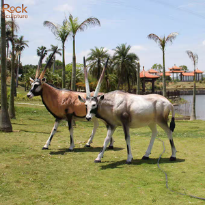 รูปปั้นแกะไฟเบอร์กลาสตกแต่งฟาร์มรูปปั้นสัตว์สำหรับสวนและบ้านประติมากรรมสัตว์ไฟเบอร์กลาสขนาดใหญ่ - Product Image 6