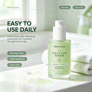 Suero Facial OEM Skincare Cica Calm con Centella Asiática y Ácido Hialurónico, Empaque Personalizado - Product Image 3