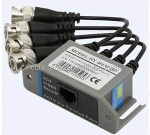 Productos de CCTV con Certificación CE y FCC, <span class=keywords><strong>Balun</strong></span> de <span class=keywords><strong>Video</strong></span> Pasivo de 4 Canales HD-CVI/TVI/AHD para Sistemas de Seguridad - Product Image 4