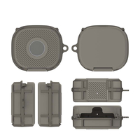 Coque antichoc en TPU souple pour écouteurs, casque, boîte de chargement, avec porte-clés, pour Beats Powerbeats Fit