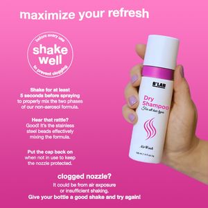 Vente en gros de <span class=keywords><strong>shampoing</strong></span> sec sans blanc <span class=keywords><strong>pour</strong></span> homme avec logo personnalisé Shampooing sec rafraîchissant en spray avec étiquette privée Shampooing sec volumateur sans aérosol <span class=keywords><strong>pour</strong></span> femme - Product Image 2