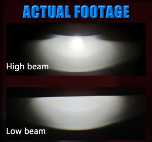 F90plus 4575 6 puces H4 180W Mini lentille triple, double laser, double tube en cuivre, phare de voiture, pilote externe - Product Image 3