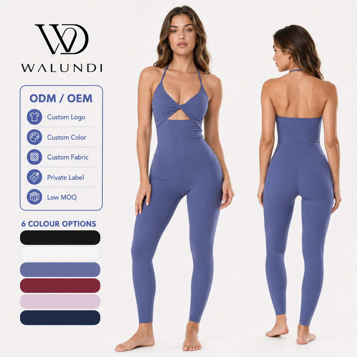 Cross-border European American Yoga Top Halter-neck tank Spandex/Nylon Solid Tight-fitting Sexy Outerwear Workout Sports