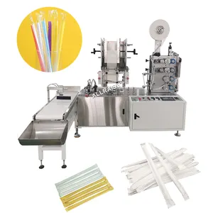 Hot Selling High Quality Paper Straw Individual Wrapping Packing Machine Biodegradable Paper Straws Packing Machine