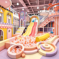 Équipement de terrain de jeu intérieur pour enfants sur le thème des macarons, fabriqué sur mesure, directement de l'usine, pour centre d'attractions