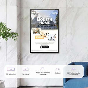 86 inch UHD Màn hình <span class=keywords><strong>LCD</strong></span> Treo tường treo hiển thị 4k kỹ thuật số điện tử bảng menu cho nhà hàng cafe cửa hàng quảng cáo - Product Image 2